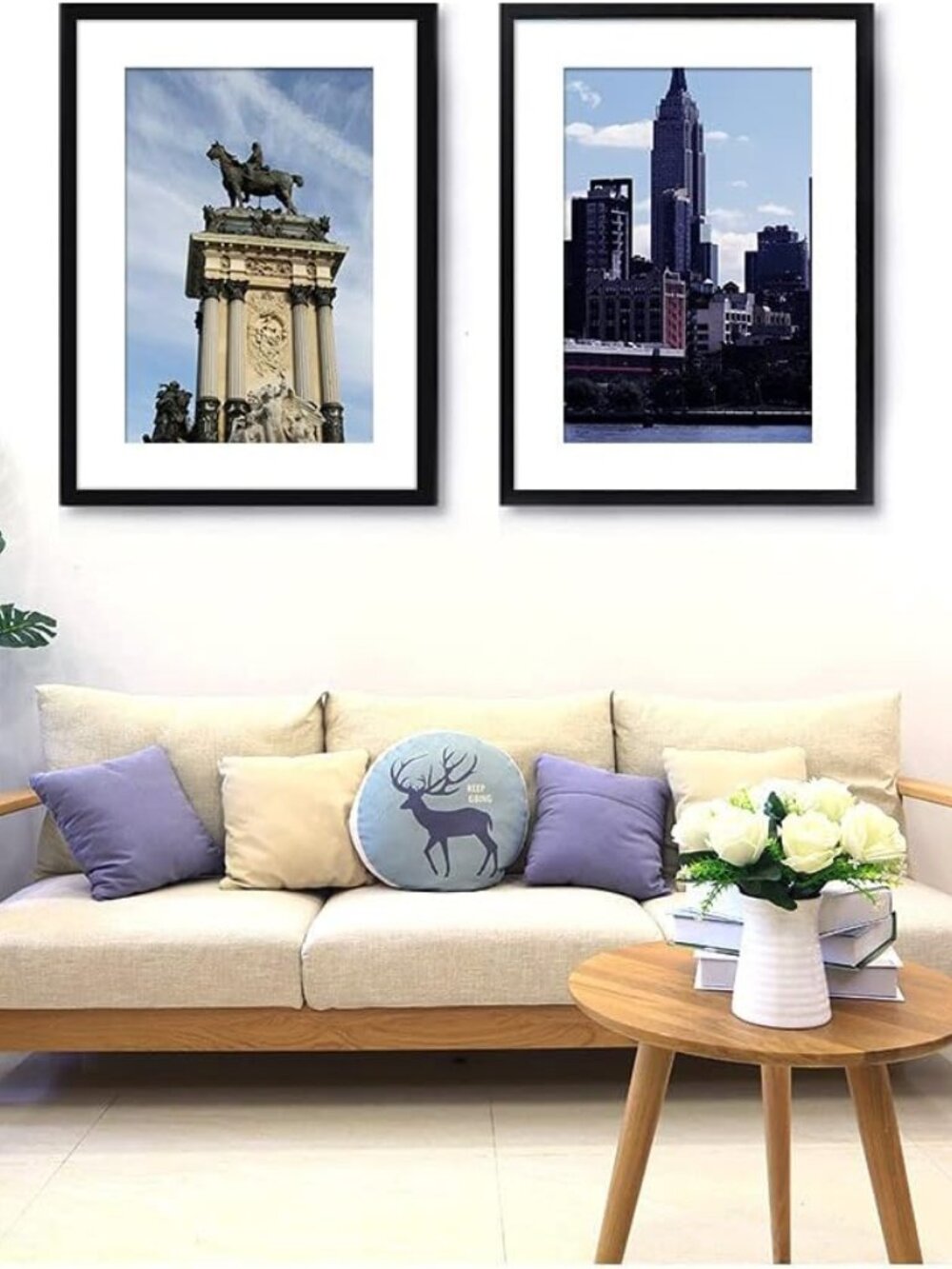 11x14 Picture Frame Set of 6, Display Pictures 8x10 with Mat or 11x14 without Ma - Picture 7 of 8